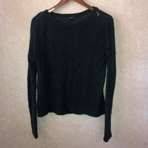 Open shoulder sweater
